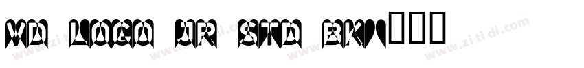 VD LOGO JR Std BK字体转换